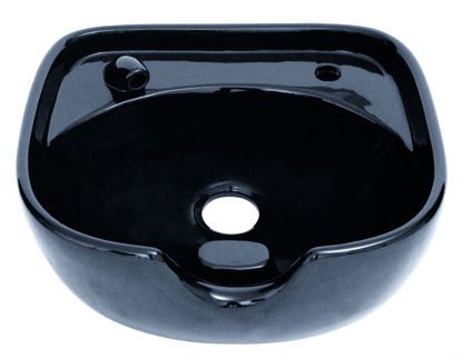 Black Ceramic Washing Basin - Professional Shampoo & Wash Basins/Stations Equipment at Beauty Republic Equipment Store